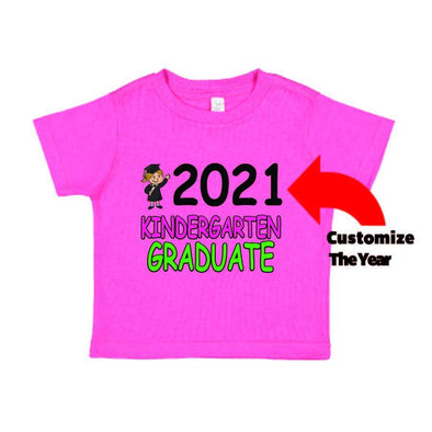 *pending logo update* Kindergarten Graduation Girl T Shirt - Printwell Custom Tees