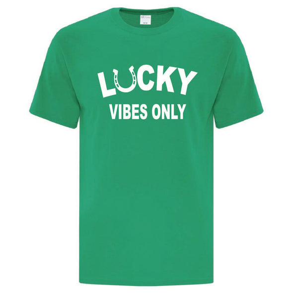 Lucky Vibes Only TShirt - Custom T Shirts Canada by Printwell