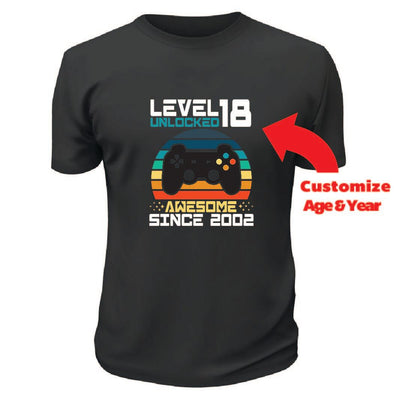 Level Unlocked TShirt - Custom T Shirts Canada by Printwell