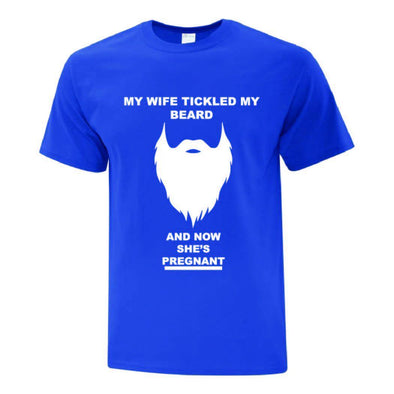 Tickled Beard Pregnancy TShirt - Printwell Custom Tees