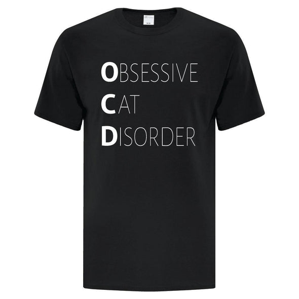 Obsessive Cat Disorder - Custom T Shirts Canada by Printwell