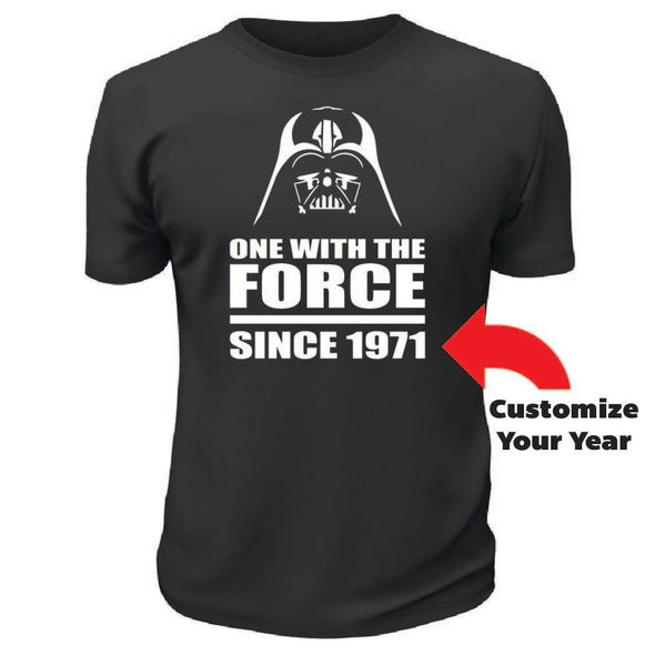 One With The Force TShirt - Custom T Shirts Canada by Printwell