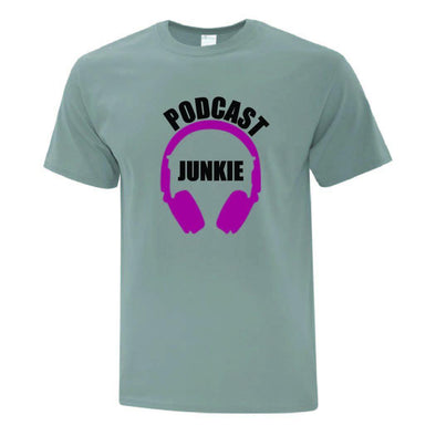 Podcast Junkie T-Shirt - Printwell Custom Tees