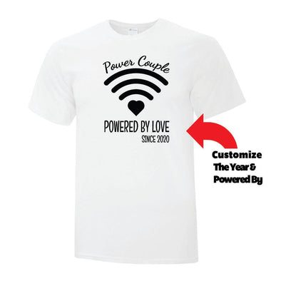 Power Couple TShirt - Custom T Shirts Canada by Printwell
