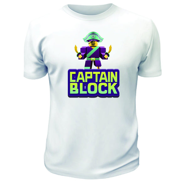 Captain Block T-Shirt - Printwell Custom Tees