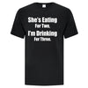 Eating For 2 Drinking For 3 - Custom T Shirts Canada by Printwell