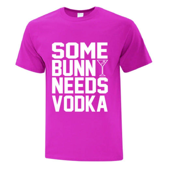 Bunny Needs Vodka T-Shirt - Printwell Custom Tees