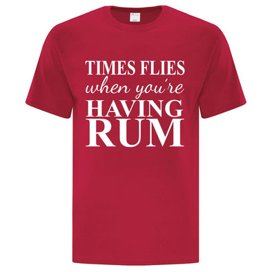Time Flies With Rum TShirt - Printwell Custom Tees