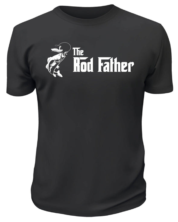 The Rod Father with Fish Shirt - Custom T Shirts Canada by Printwell