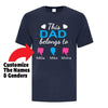 This Parent or Grandparent Belongs To T Shirt - Custom T Shirts Canada by Printwell