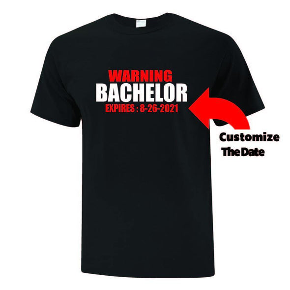 *Pending config* Bachelor Expires T Shirt - Printwell Custom Tees