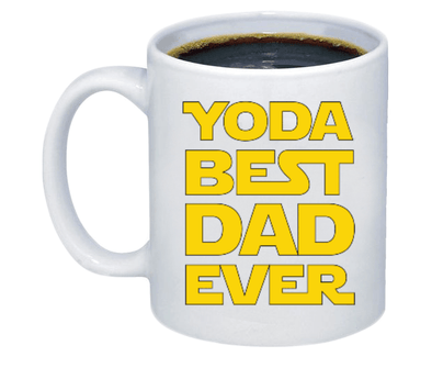 Yoda Best Dad Ever Coffee Mug - Custom T Shirts Canada by Printwell