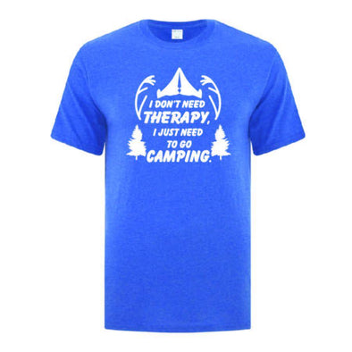 Camping Therapy T-Shirt - Printwell Custom Tees