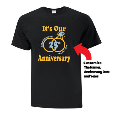 It's Our Anniversary - Custom T Shirts Canada by Printwell