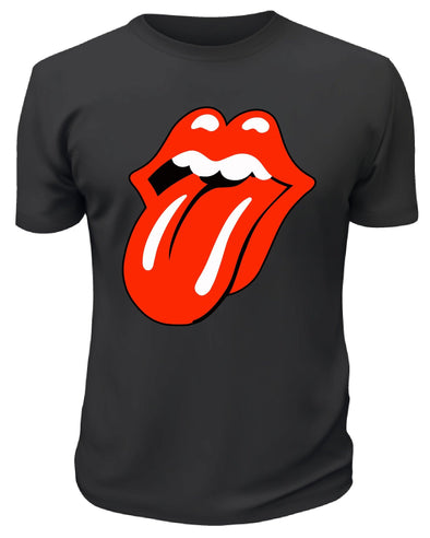 Rolling Stones Inspired Tongue Shirt - Custom T Shirts Canada by Printwell