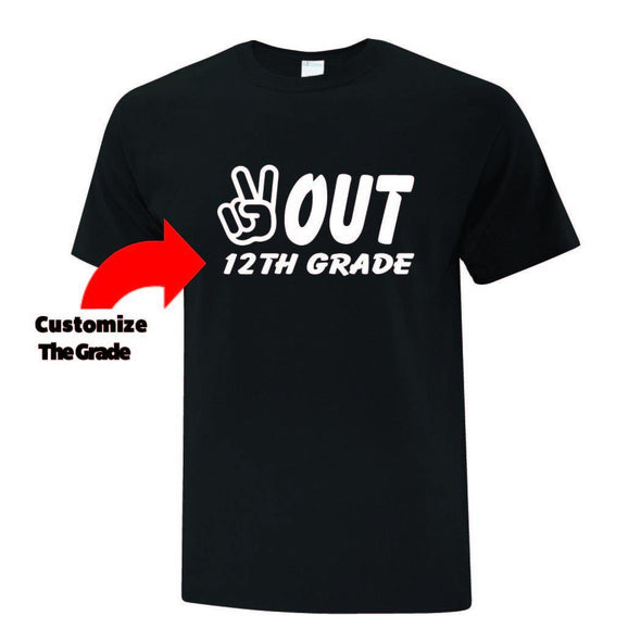 Peace Out Graduation T-Shirt - Printwell Custom Tees
