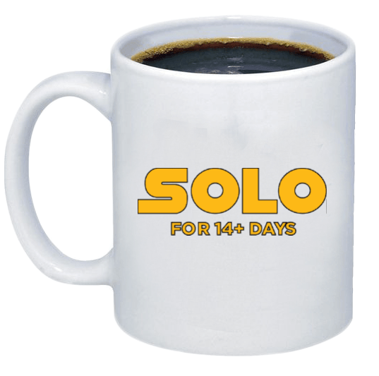 Solo for 14 Days + Coffee Mug - Printwell Custom Tees