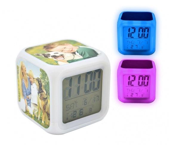 Digital LED Picture Clock - Custom T Shirts Canada by Printwell