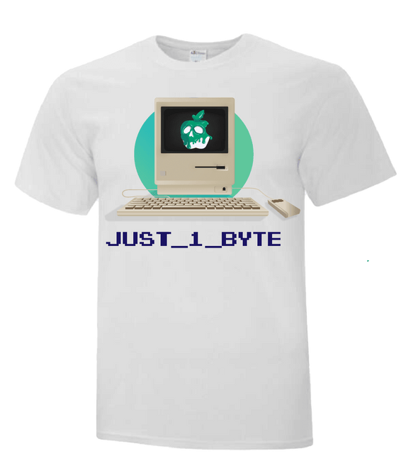 Just_1_Byte Tech Geek Shirt - Custom T Shirts Canada by Printwell