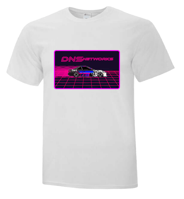 Retro Race Car Tech Theme Shirt - Custom T Shirts Canada by Printwell