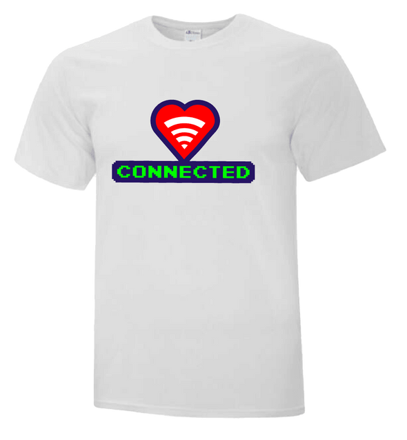 Wifi Connected Tech Theme Tshirt - Custom T Shirts Canada by Printwell